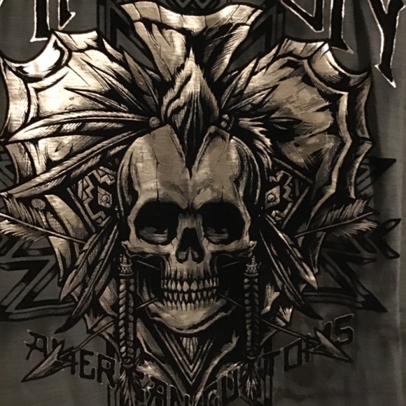 🔥SALE! AFFLICTION,NWOT, see pics, new cond. tye-dye, awesome graphics 🔥🔥 - Picture 8 of 11